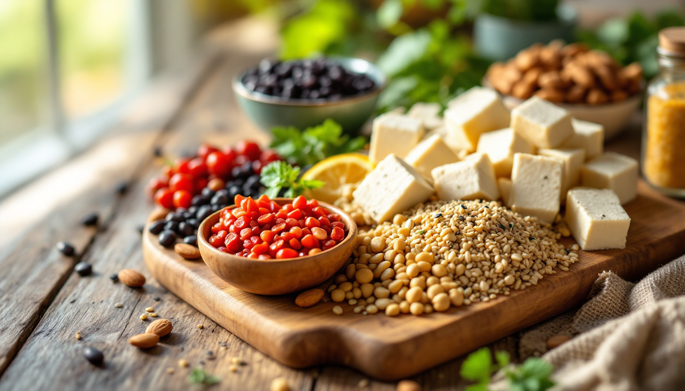 découvrez des alternatives saines et savoureuses aux protéines animales avec notre sélection d'aliments riches en protéines sans viande, parfaits pour une alimentation équilibrée et variée.